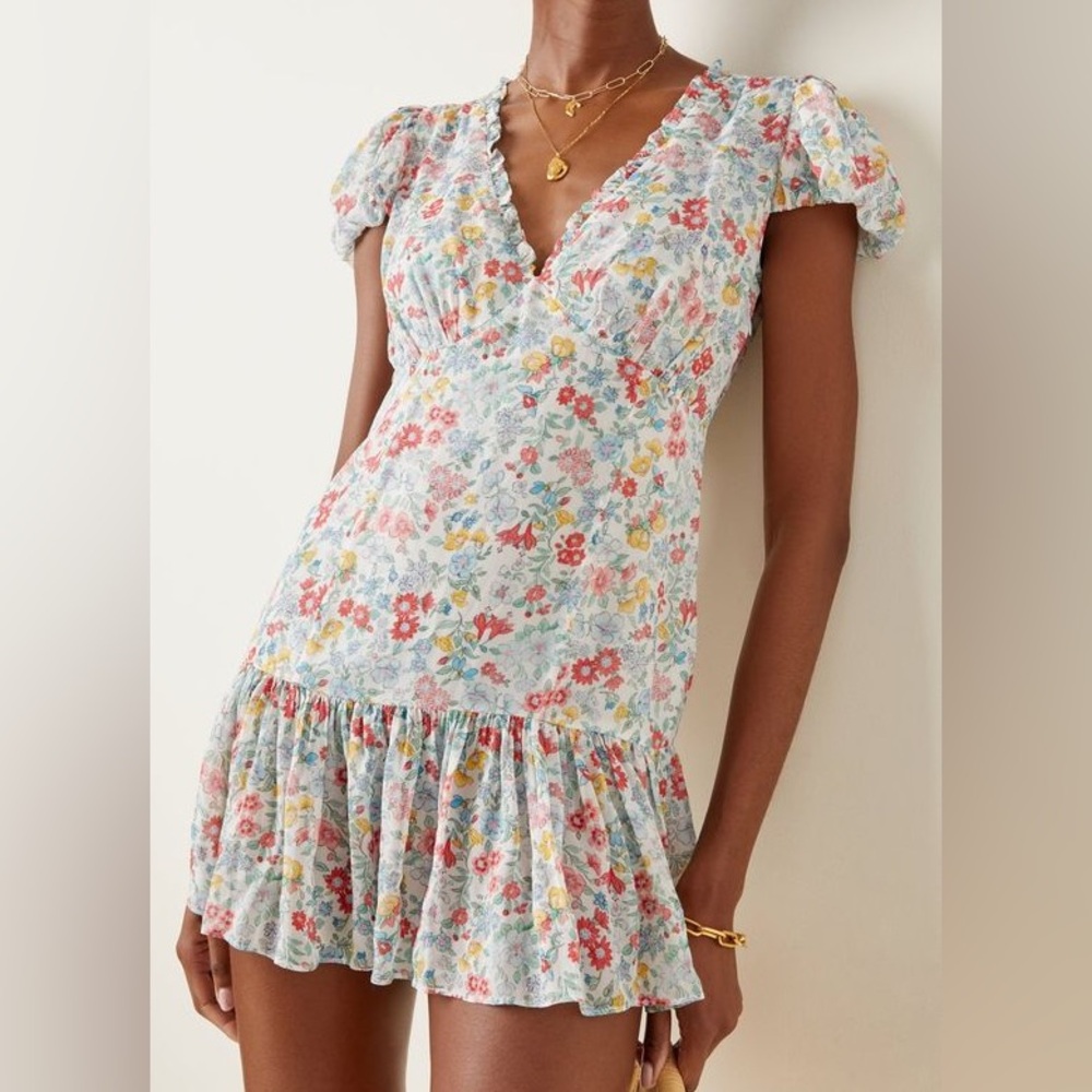 LoveShackFancy Russ Mini Dress